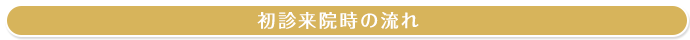 初診来院時の流れ